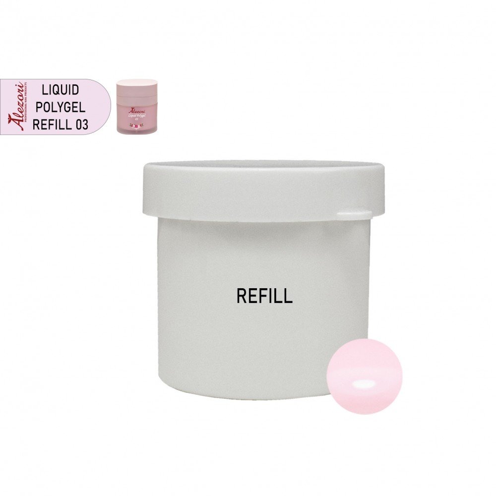 36010-1000x1000-1 Alezori Refill Liquid Polygel 03 Hema Free, 50ml - Image 1