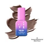 Beauty Vi Enamel Liquid Poly Gel Bitter Choco 28, 15ml Hema Free
