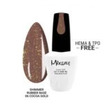 Mixcoco Shimmer French Rubber Base 06 Cocoa Gold 15ml Hema Free