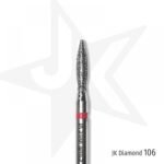 J.K Φρέζα Διαμαντιού Flame Κόκκινη Diamond 106