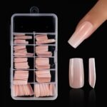 J.K Soft Gel Tips Baby Boomer 02 Square  120 τεμάχια