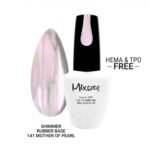 Mixcoco Shimmer Rubber Base 141 Mother Of Pearls Hema Free 15ml