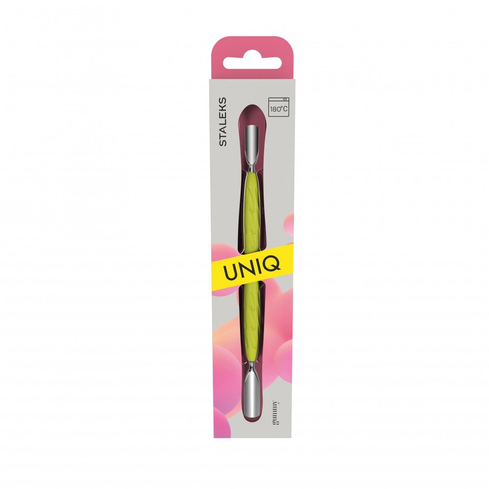 36798-1000x1000-1 St Staleks Pro Uniq Manicure Pusher With Silicone Handle (PQ-10/1Y) - Image 1