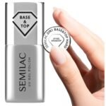 Semilac Ημιμόνιμο Βερνίκι Νυχιών 2in1 Base&Top Hard 7 ml