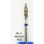 Nm Διαμαντόφρεζα Flame Tornado 003 Μπλε  Medium Φ23