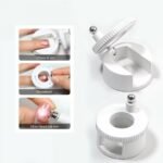 JK Μαγνήτης Cat Eye Round White *