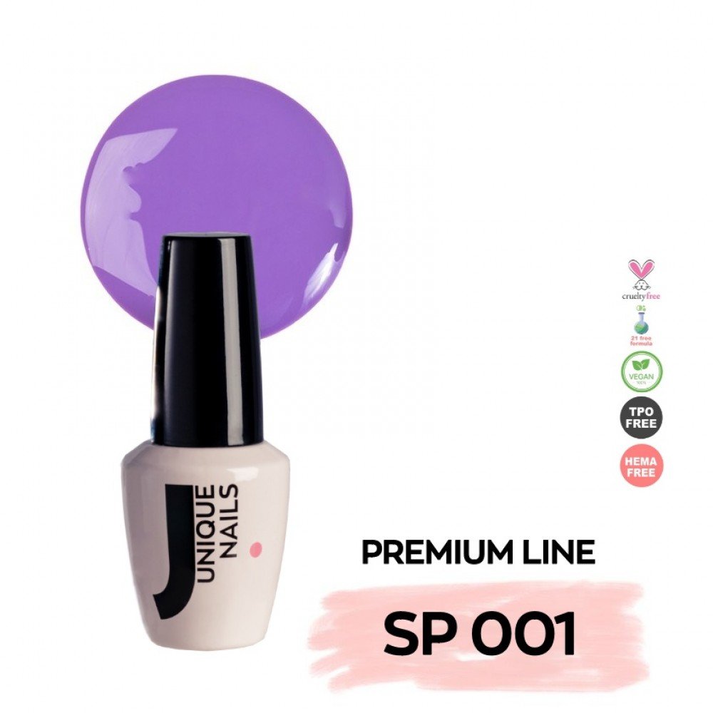 37696-1000x1000-1 Unique Nails Ημιμόνιμο Βερνίκι Νυχιών Lavender Purple Sp001, 13Ml - Image 1