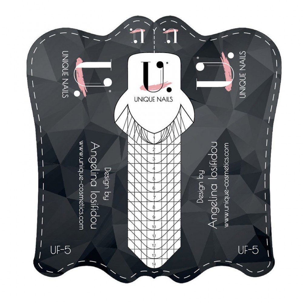 37873-1000x1000-1 Unique Nails Uf-5 Φόρμες Χτισίματος 200τμχ σε Ρολό - Image 1