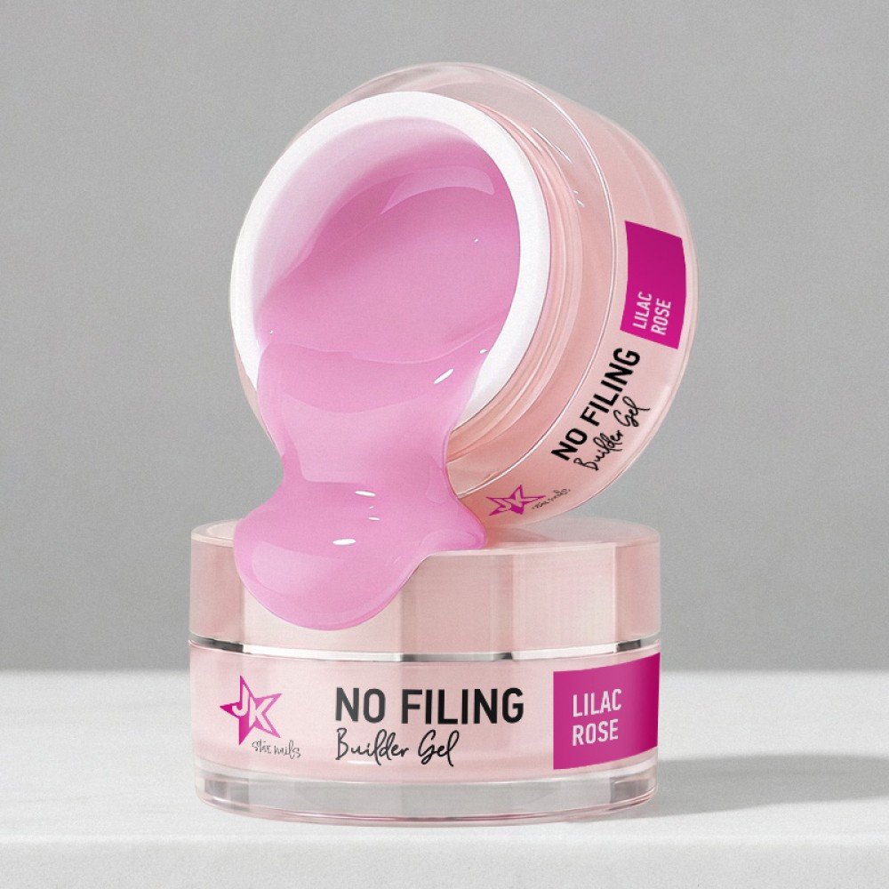 37947-1000x1000-1 J.K No Filing Builder Gel Lilac Rose 15ml - Image 1