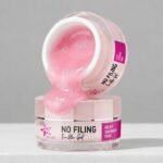 J.K No Filing Builder Gel Milky Shimmer Pink 15ml