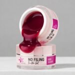 J.K No Filing Builder Gel Red Glass 15ml