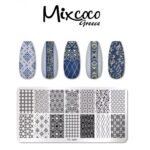 Mixcoco Stamping Plate Patterns PY-J038