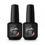 Gellie Ημιμόνιμο Βερνίκι Νυχιών Σετ Drop Base & Top 15ml