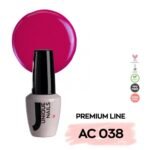 Unique Nails Ημιμόνιμο Βερνίκι Νυχιών Medium Violet Red Ac038, 13Ml