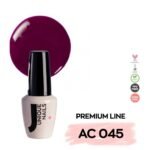 Unique Nails Ημιμόνιμο Βερνίκι Νυχιών Autumn Dark Magenda AC045, 13ml
