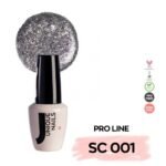 Unique Nails Ημιμόνιμο Βερνίκι Νυχιών Shine Grey SC001, 13ml