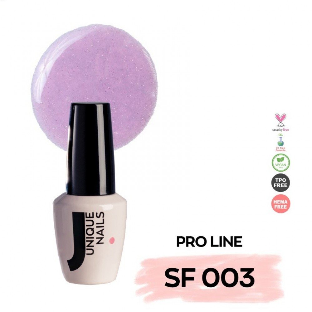 imimonimo-verniki-glitter-shimmer-gel-polish-unique-nails-SF-003-1000x1000-1 Unique Nails Ημιμόνιμο Βερνίκι Νυχιών Sparkle Sand Lilac Snow Sf003, 13Ml - Image 1