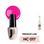 Unique Nails Ημιμόνιμο Βερνίκι Νυχιών Hot Pink NC017, 13ml