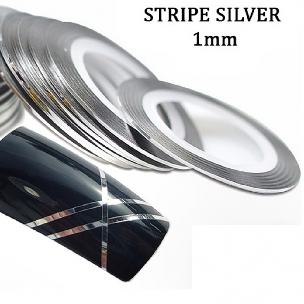 silver-1000x1000-2 J.K Stripe Silver 1Mm (021188) - Image 1