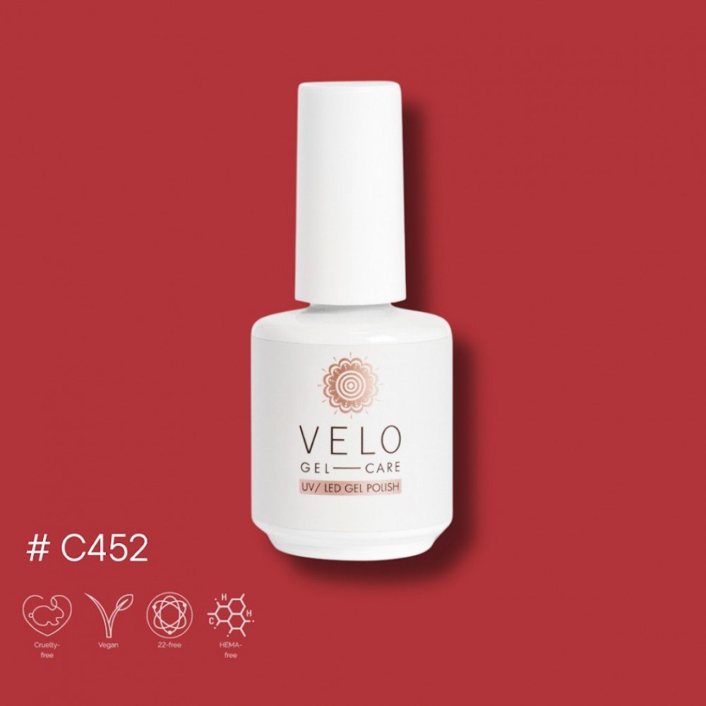 velo-13g-1-1000x1000-1 Velo Ημιμόνιμο Βερνίκι Νυχιών C452 Hema Free 13ml - Image 1