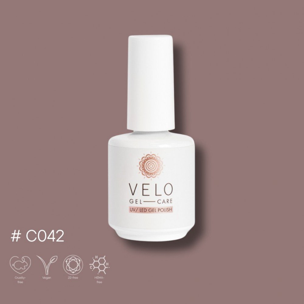 velo-13g-1000x1000-6 Velo Ημιμόνιμο Βερνίκι Νυχιών C042 Hema Free 13ml - Image 1