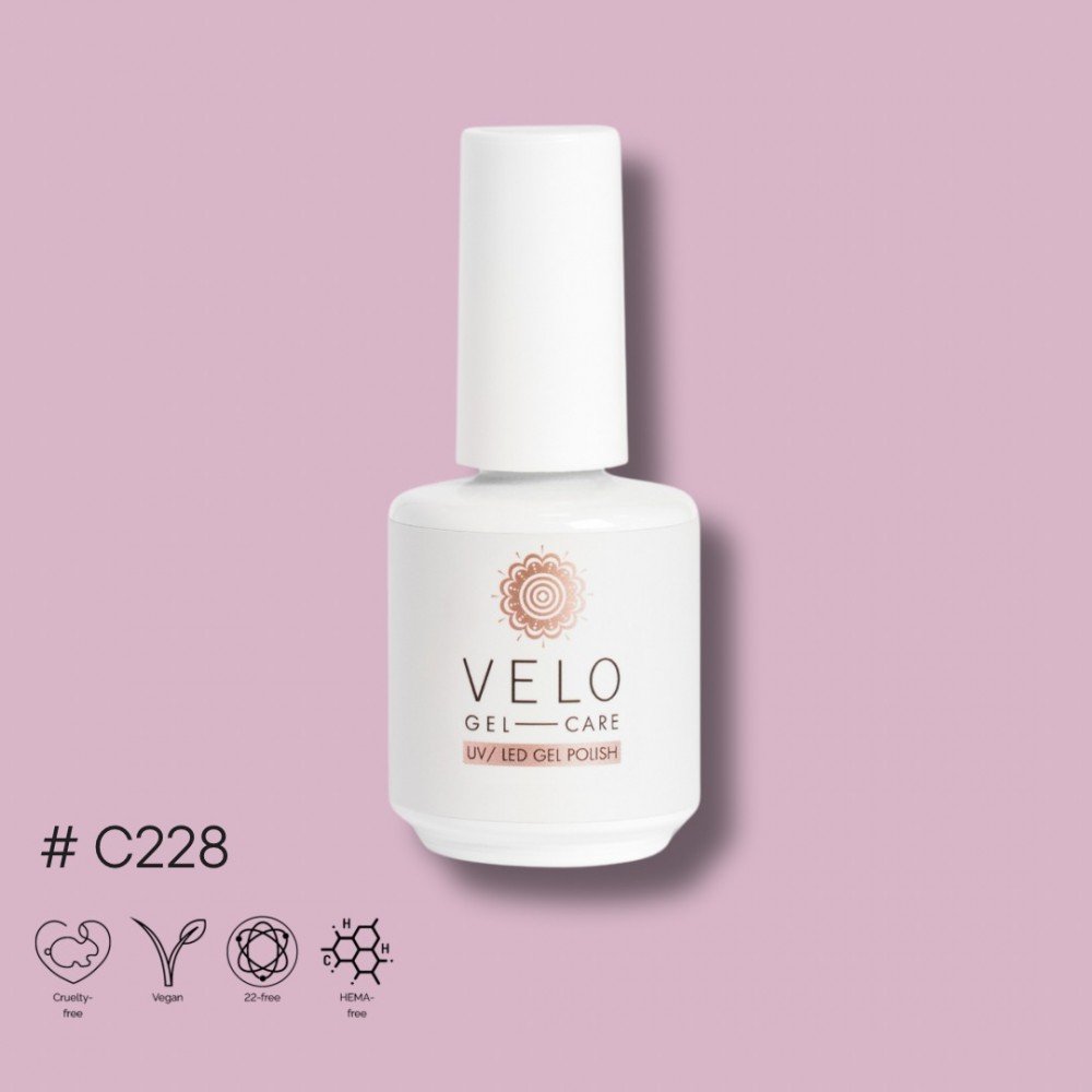 velo-13g-19-1000x1000-1 Velo Ημιμόνιμο Βερνίκι Νυχιών C228 Hema Free 13ml - Image 1