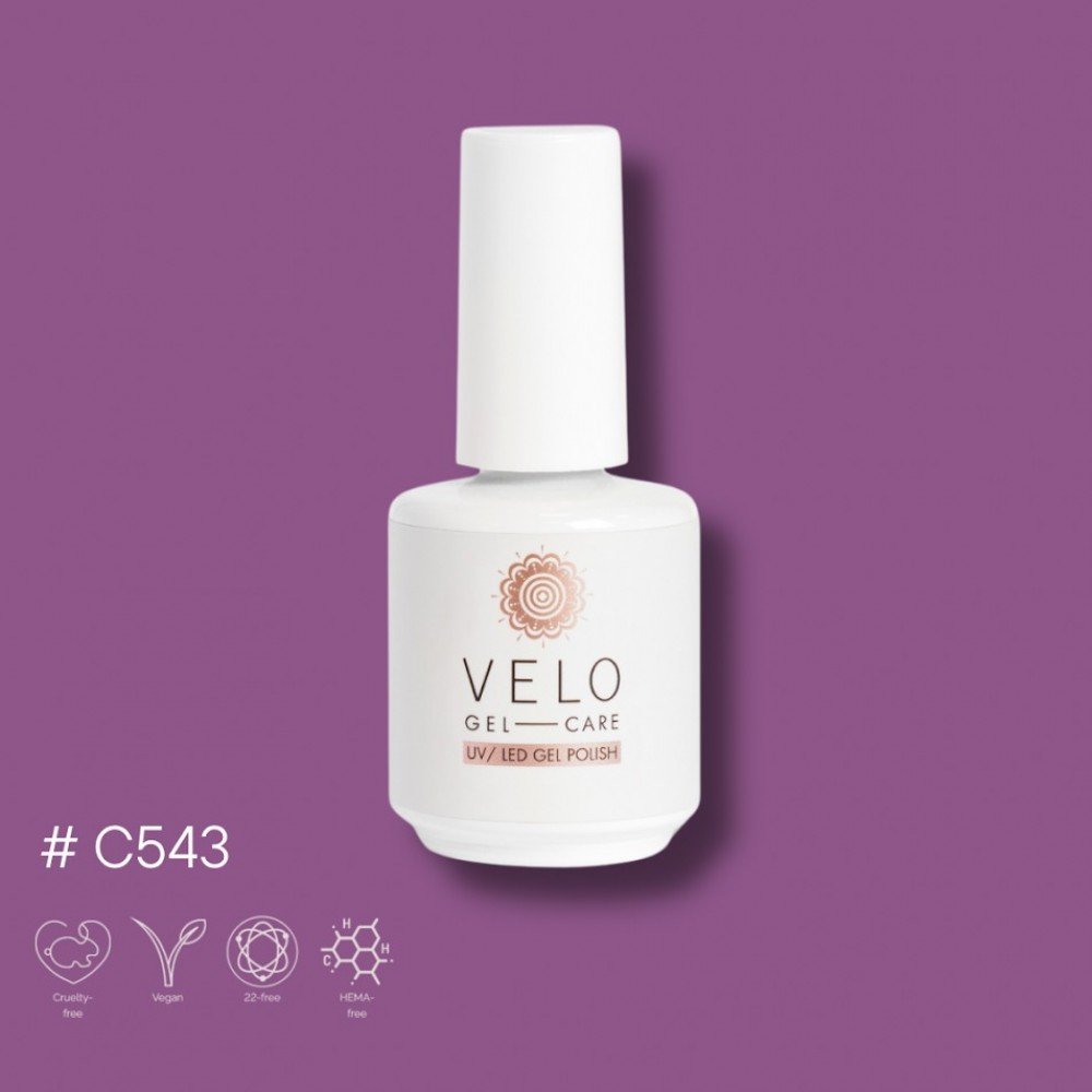 velo-13g-7-1000x1000-3 Velo Ημιμόνιμο Βερνίκι Νυχιών C543 Hema Free 13ml - Image 1